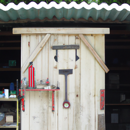 Économiser de l'espace avec une cabane à outils