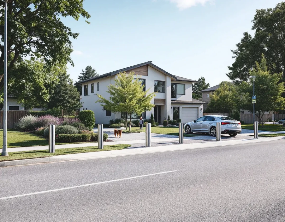 La défense invisible : Comment les bornes antibélier révolutionnent la sécurité résidentielle