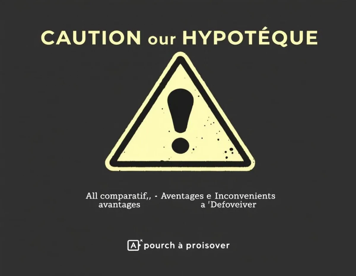 Caution ou Hypothèque : Comparatif, Avantages et Inconvénients à Découvrir