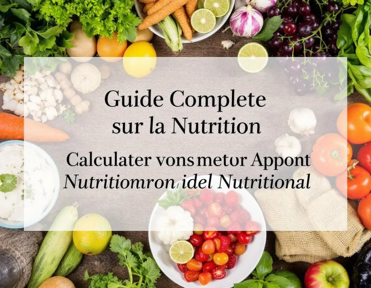 Guide Complet sur la Nutrition : Calculer Votre Apport Nutritionnel Idéal